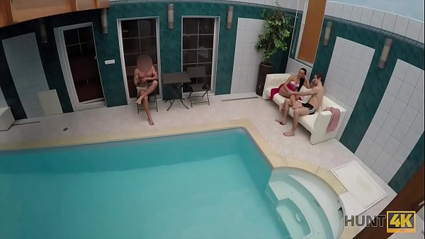 HUNT4K. Sex adventure in the private swimming pool