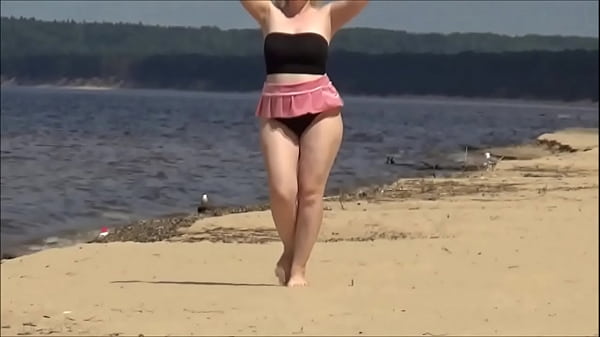Microskirt in beach