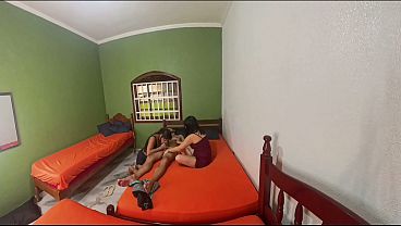 Download Video - Couple shares room with their friend&semi; the wife wasn't expecting this&excl;