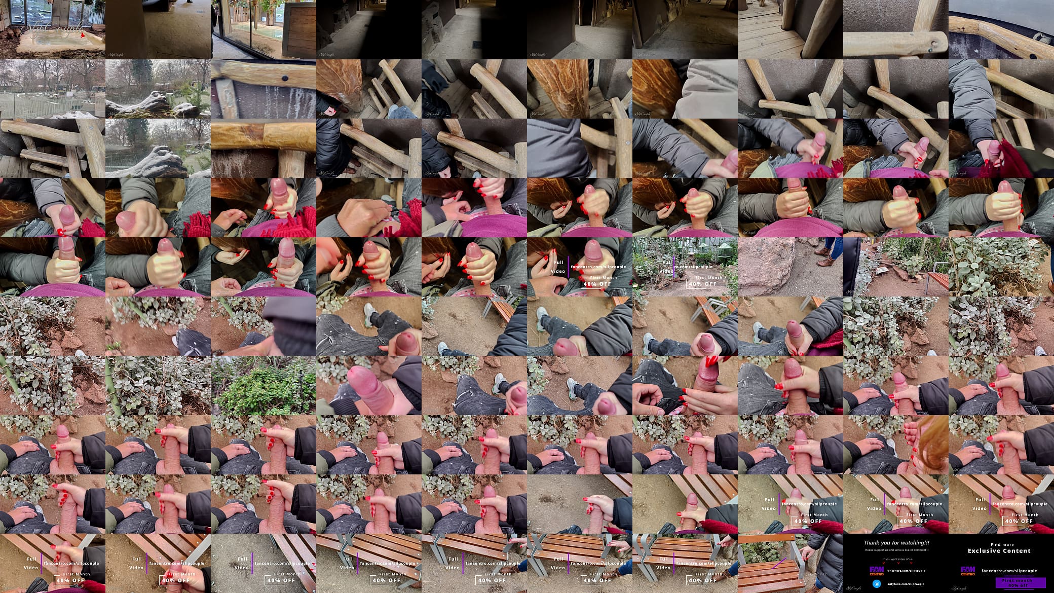 Naughty animal park visit - hope only the animals were able to see us - super risky - slipcouple 预览图
