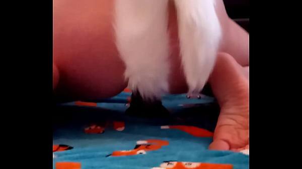 Emo Cat girl LadytheTramp bad dragon dildo and wand orgasm