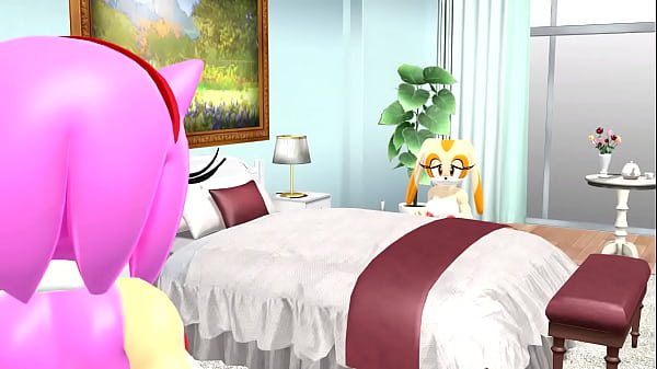 Tails Amy and Cream and Fucks Them Both [Andronic]