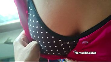 Hindi Dirty Talking Chubby Indian Desi MILF Bhabhi in Sexy Saree Calls Neighbor Boyfriend for Hard Pussy and Ass Fuck.