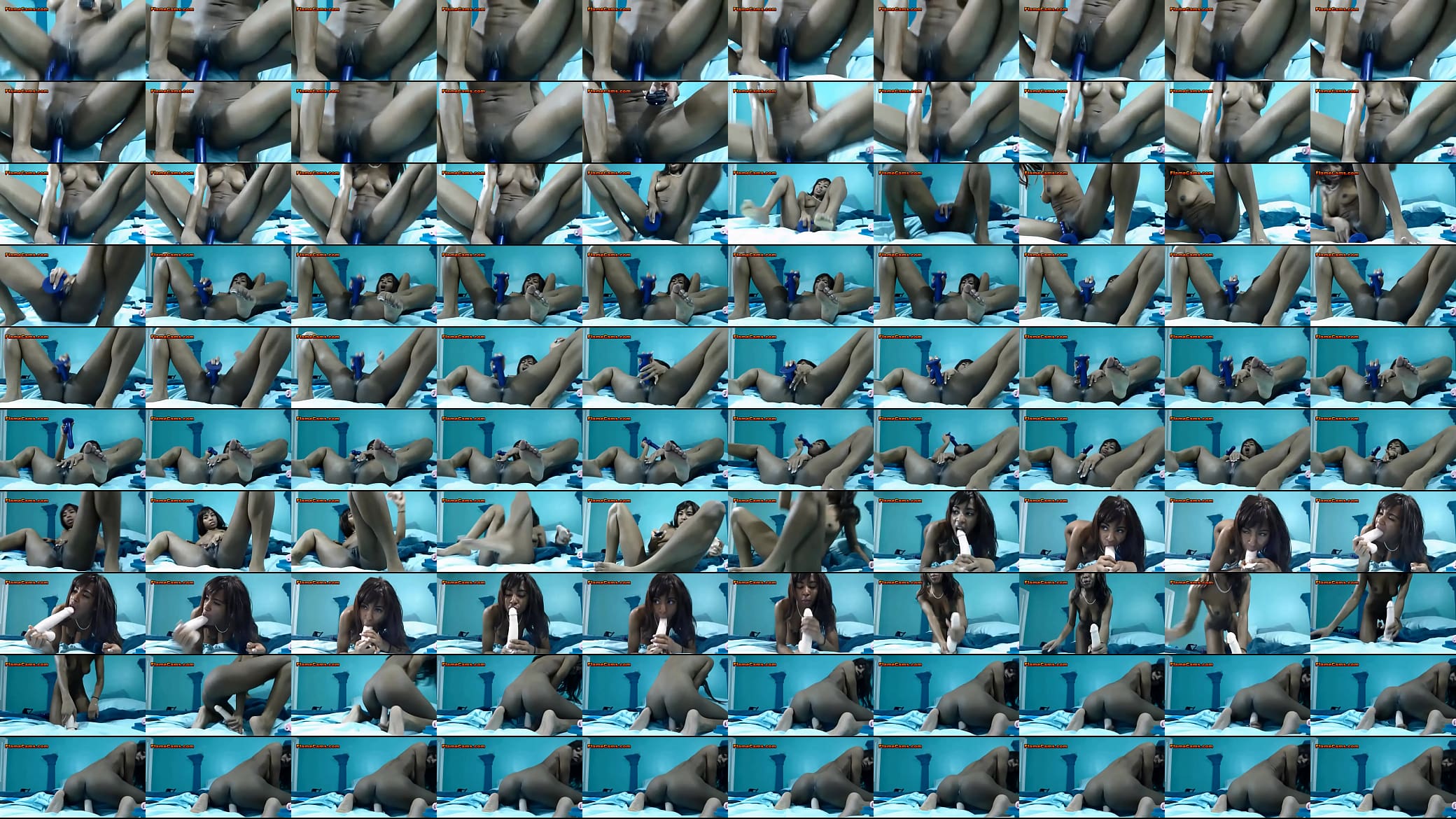 Sexy Petite Amatuer Grinds Thick Dildo 预览图