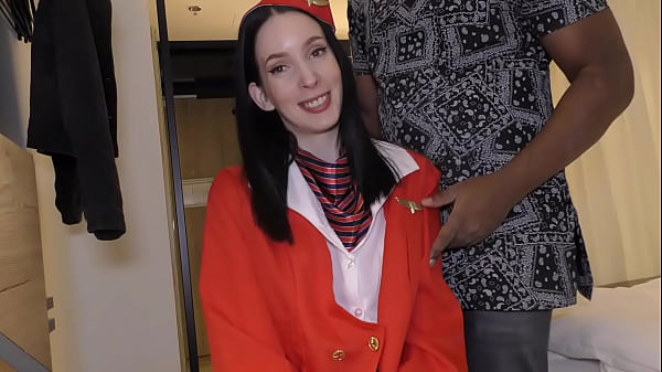 Air Hostess Jasmine Jayne Creampied