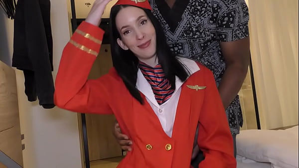 Air Hostess Jasmine Jayne Creampied