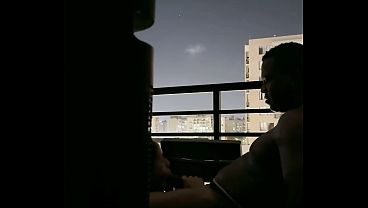 My stepbrother throws his huge load of cum on my face -amateur couple- nysdel