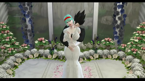 Dragon Ball Porn Epi 24 Beautiful Newlywed Wife at her Wedding they take erotic photos in front of her Cuckold Husband fucked by the Old Man Netorare Hentai