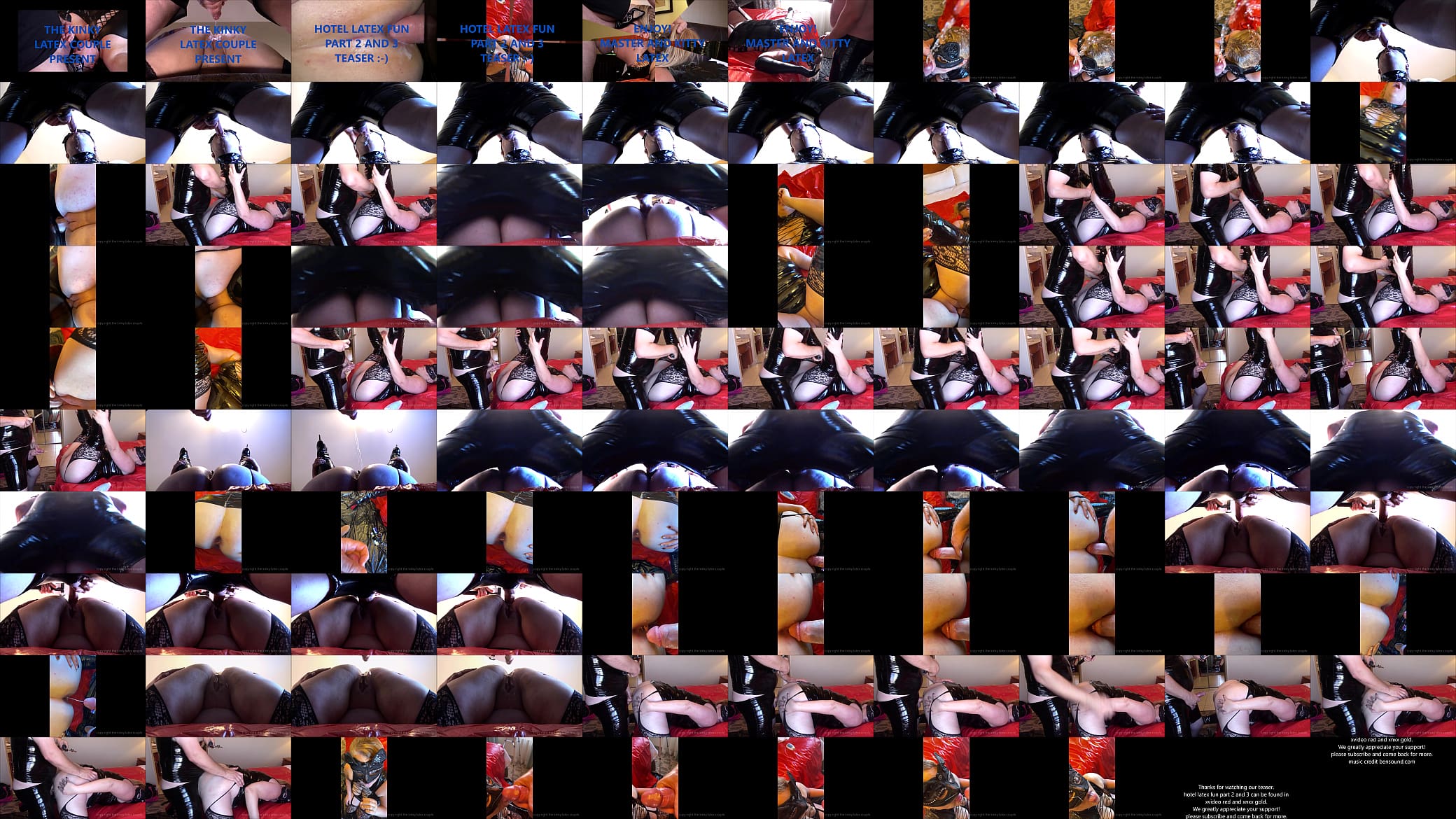 hotel room latex fun part 2 and 3 teaser trailer with kitty latex 预览图