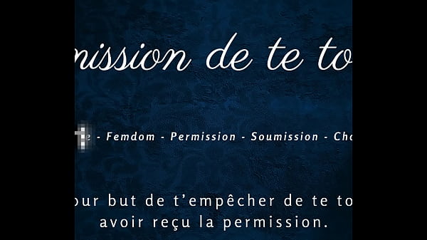 Permission de te toucher - French audio JOI edging