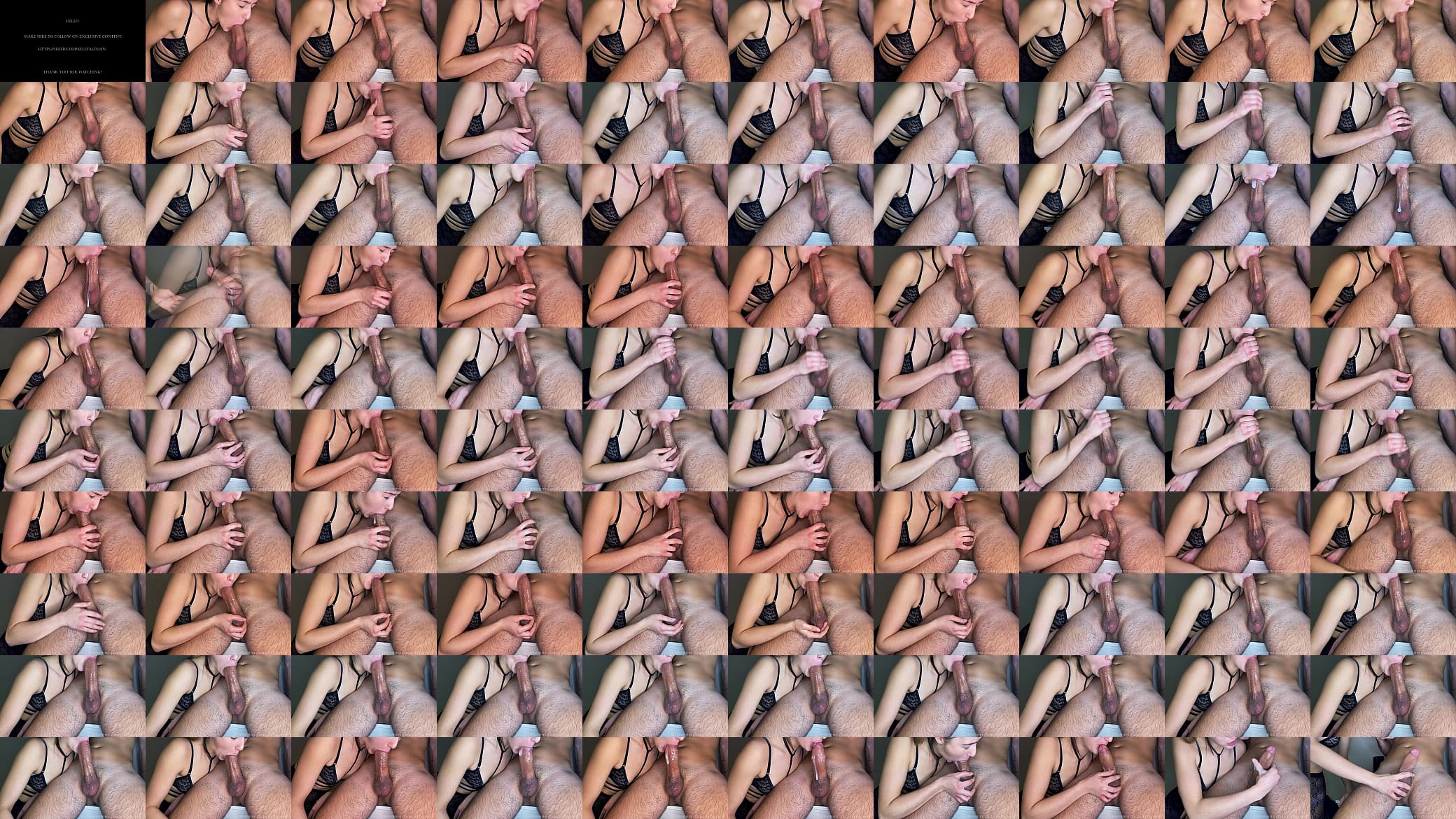 Homemade Massive Multiple Cumshots in her little mouth. Messy cumshot! 预览图