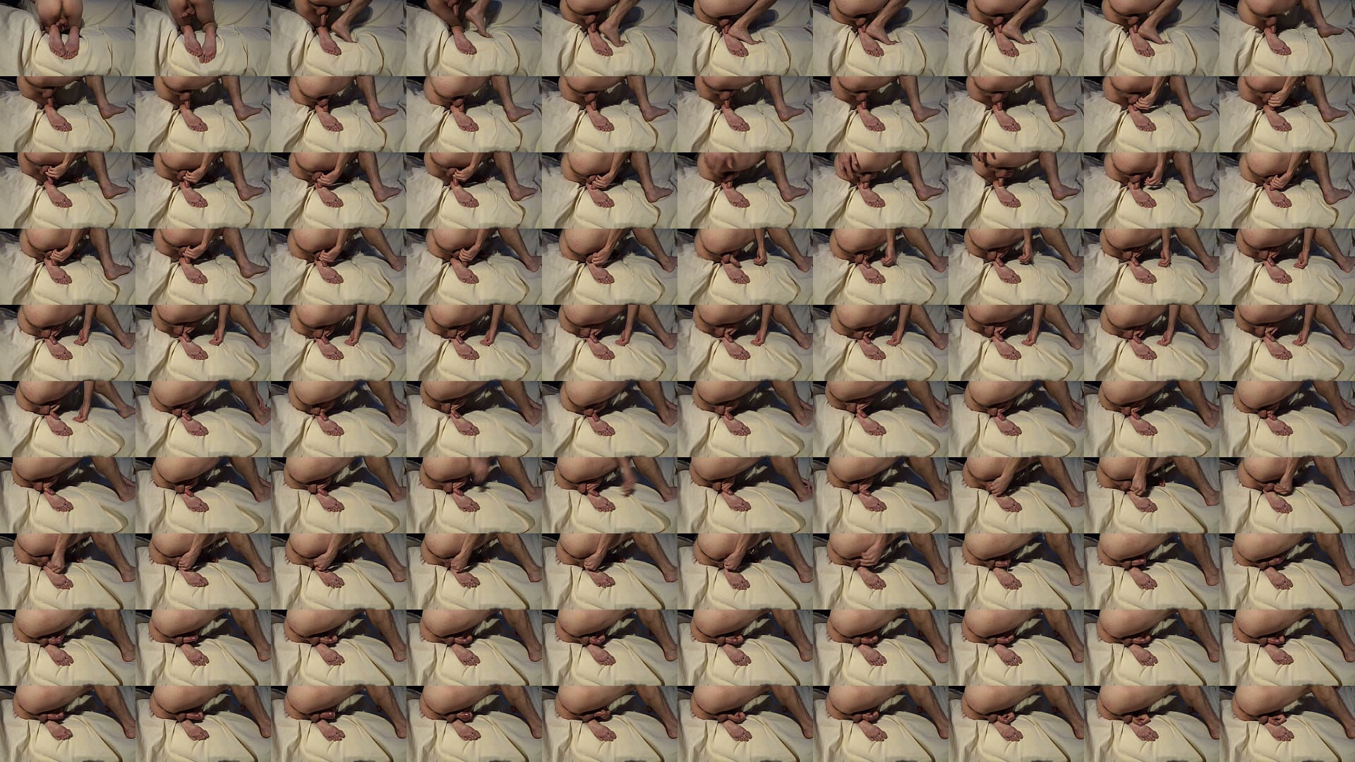 rubbing my cock on feet, covering them with cum 预览图