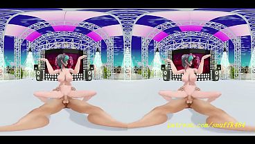 VR180 mmd Chihaya nude SexDance 3d hololive Hentai