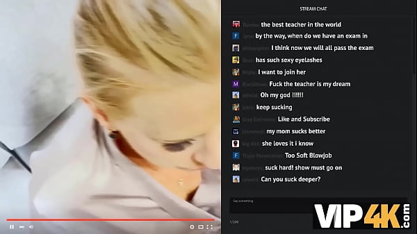 VIP4K. Perv sneaks into math teachers apartment and they have sex