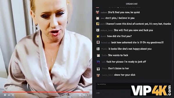 VIP4K. Perv sneaks into math teachers apartment and they have sex