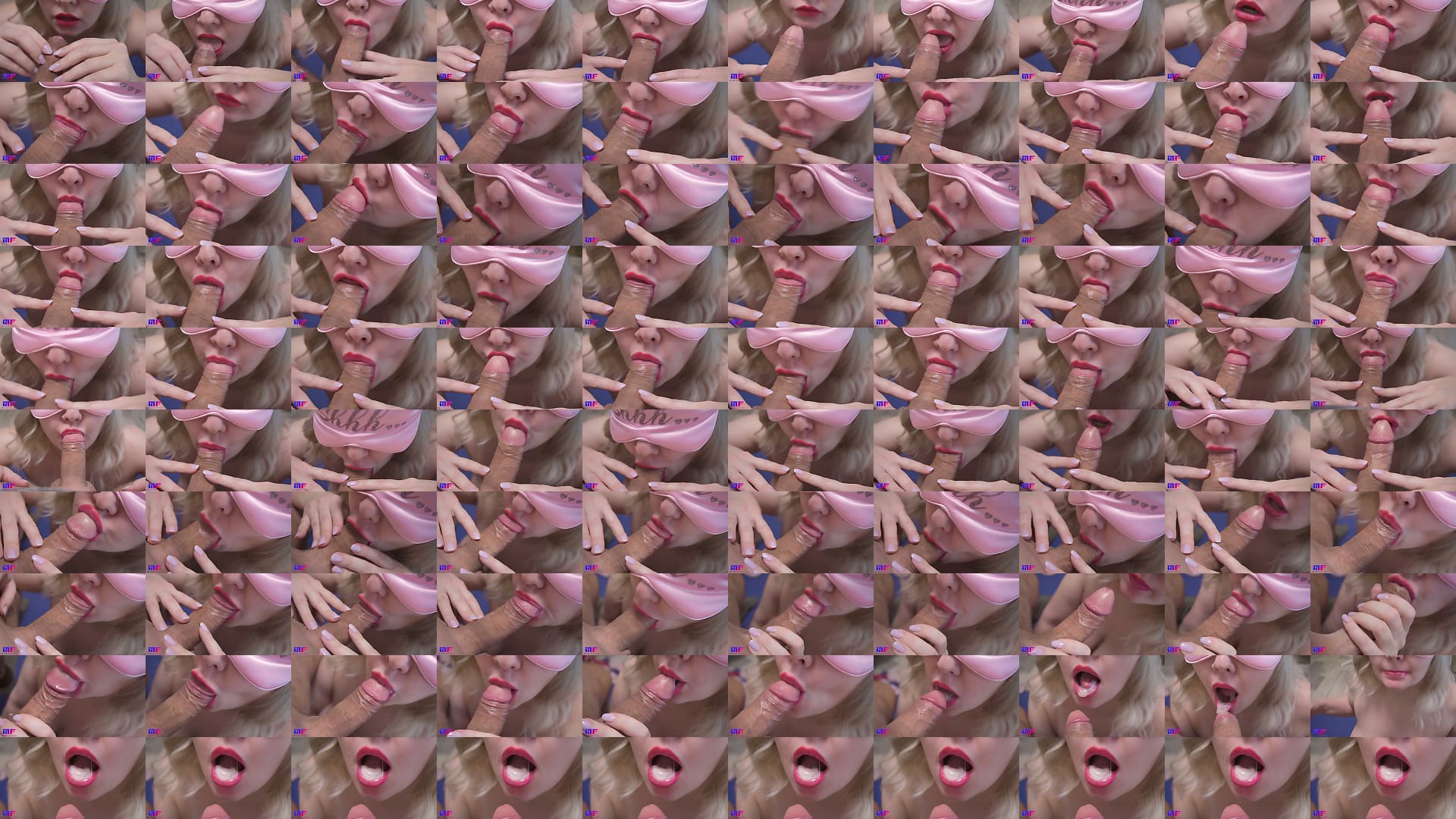 Gentle ASMR blowjob close-up cum in mouth 预览图
