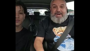 A young, naughty, well-endowed black boy wanted to get a ride from Ted.