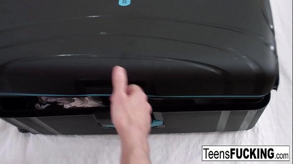 Pale teen redhead has some hot going away sex