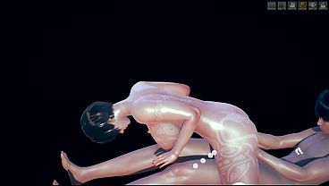 Sex with horny dick 3d animation l Full sexy pose 3d animation
