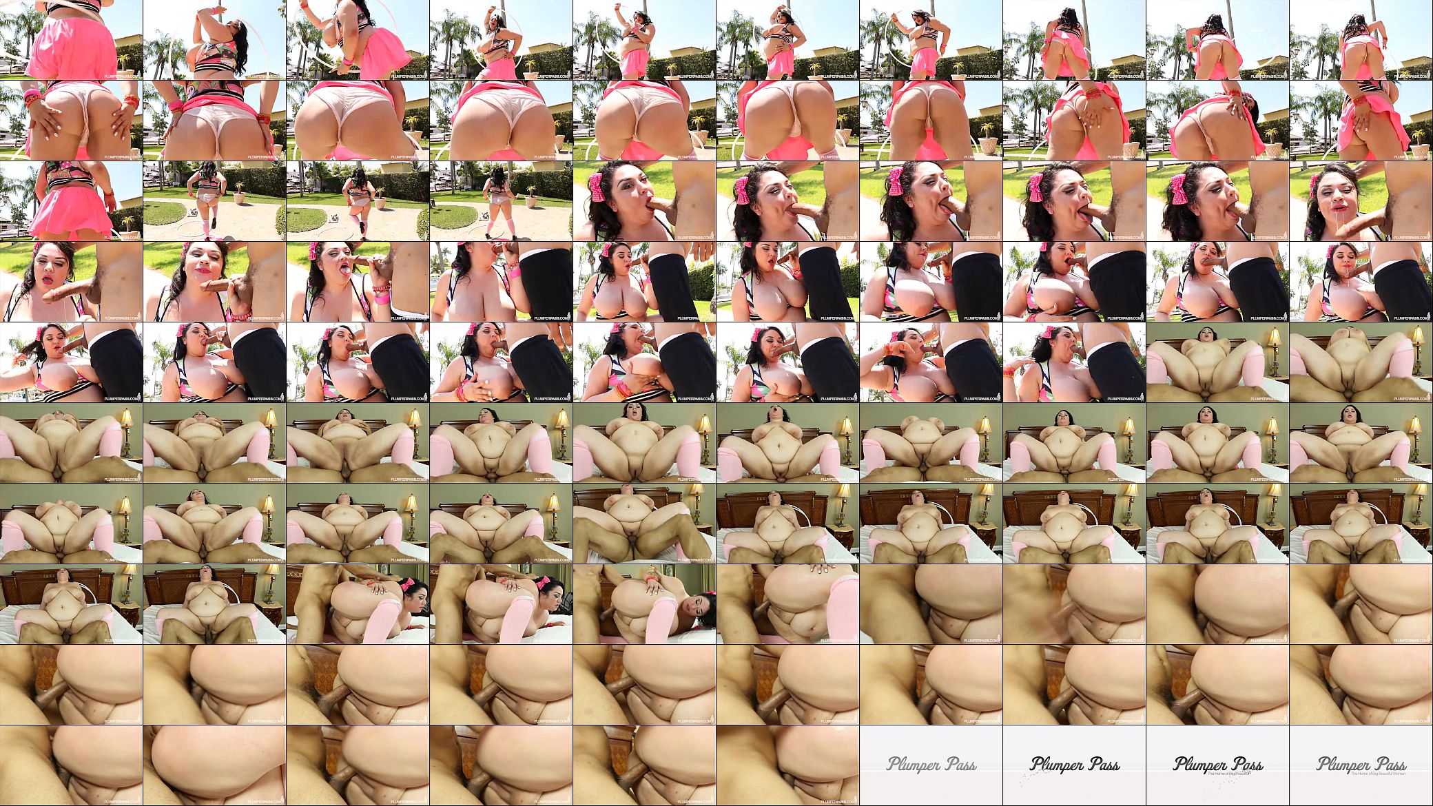 Big Booty Latina Plumper Gets Fucked while Hula Hooping 预览图
