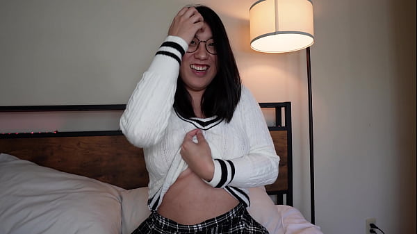 Shy Nerdy Asian Girlfriend Tofu Is a Secret Nympho