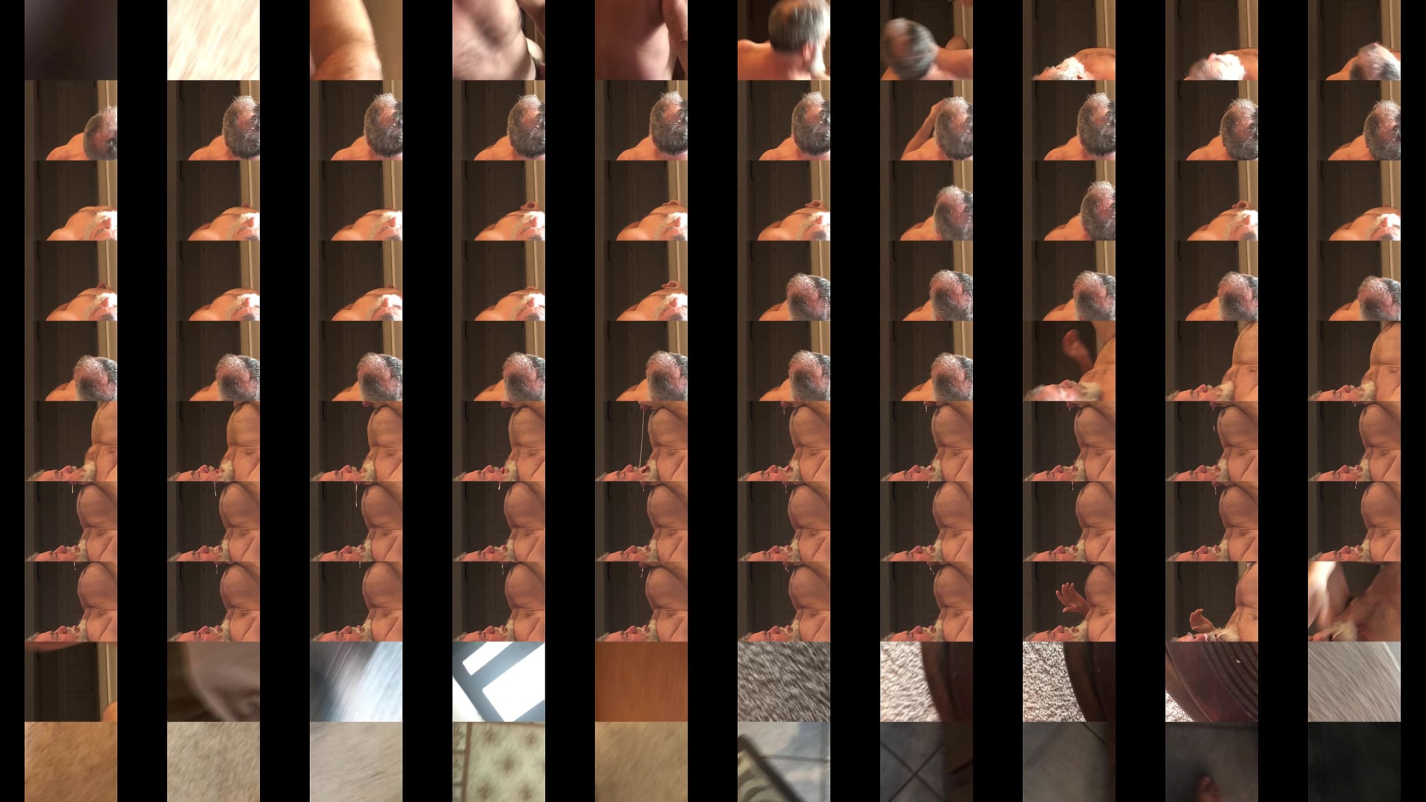Swallowing another  HUGE load of  my own cum, and a little self facial!!! 预览图