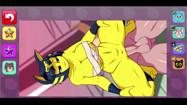 Trap the cat hentai game Ankha sex scenes only