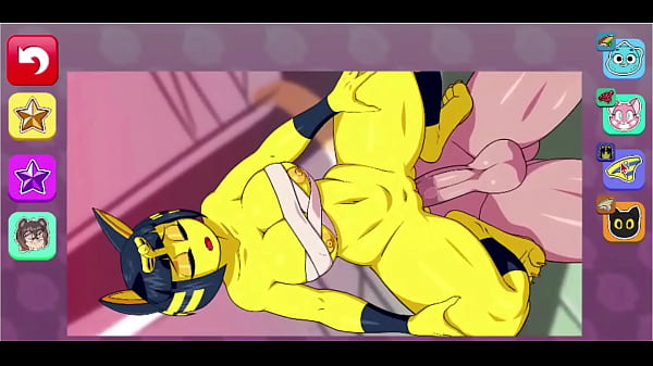Trap the cat hentai game Ankha sex scenes only