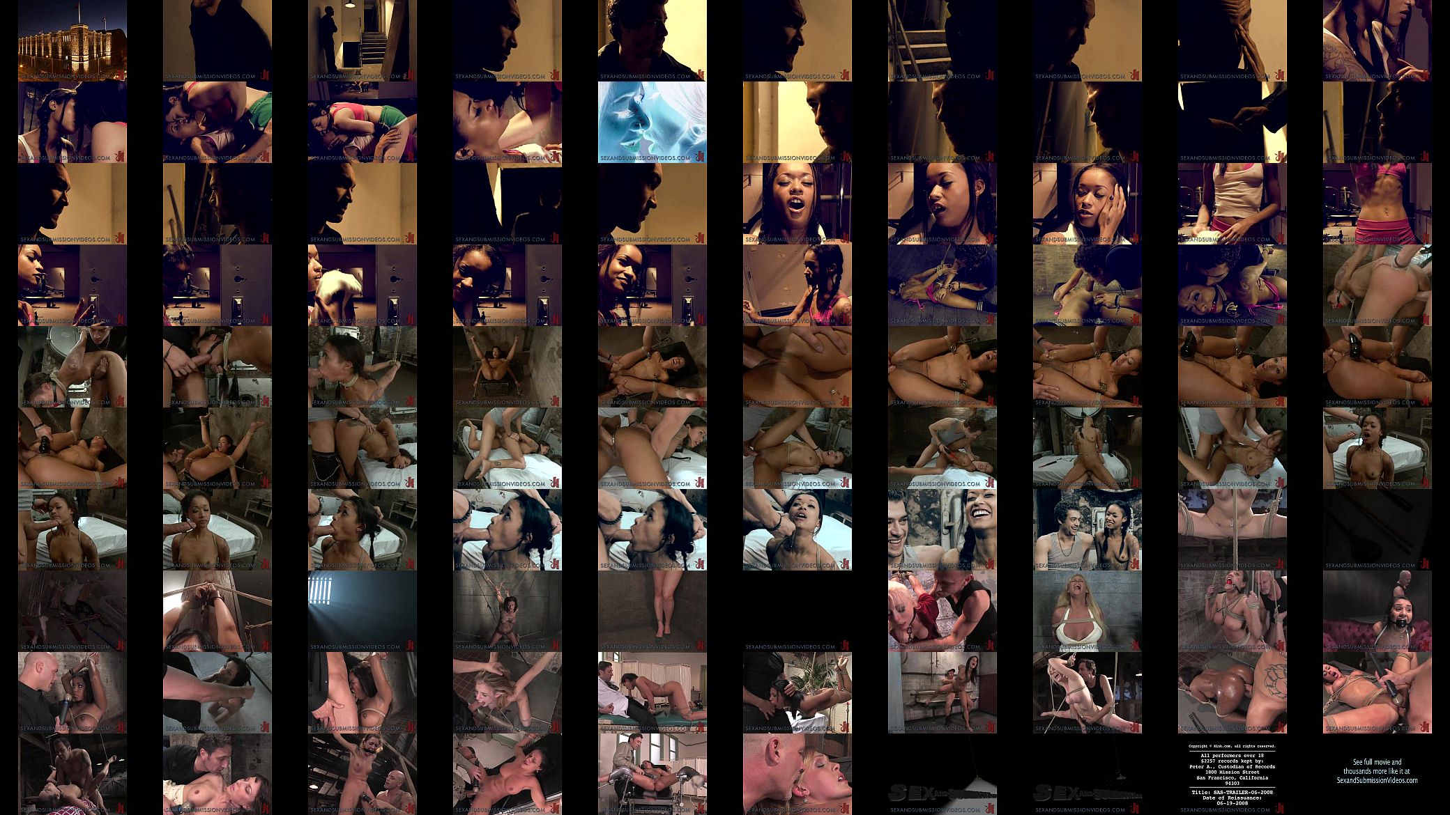 Ebony endure bondage and rough sex 预览图
