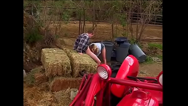 Blond sexy ranch hand getting fucked