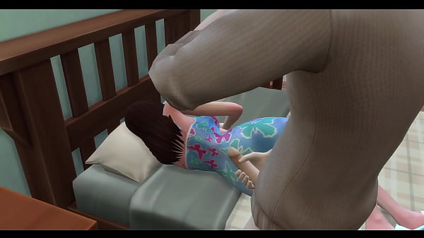 Pervertido se Masturba viendo dormir a su Crush y se lleva una Sorpersa