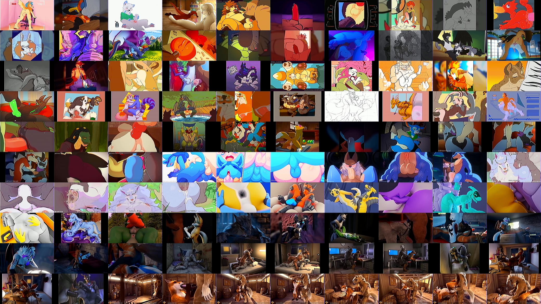 Gay Furry Porn Compilation V2 预览图