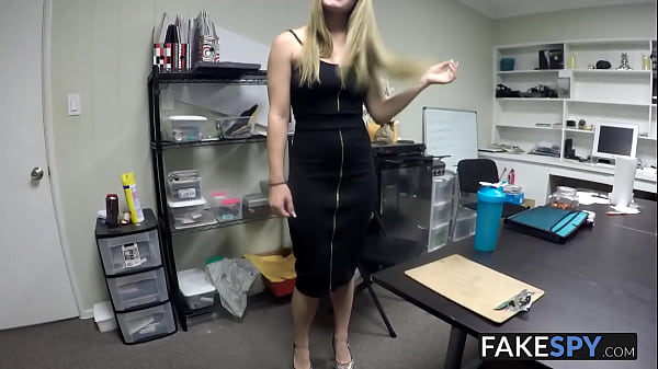 Sexy teen came interviewed for a job and fucked in POV
