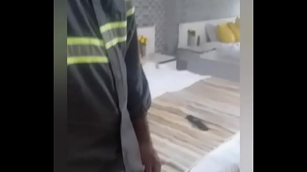 Pamela Ferrary messing with the air conditioning technician
