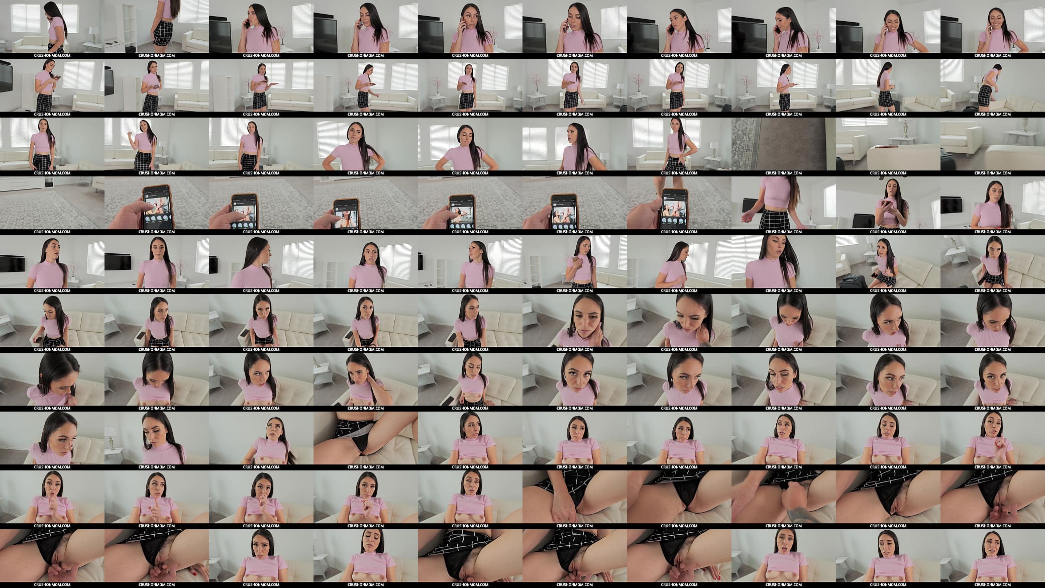 CrushonMom - Slut stepmom MILF Ashley Wolf had to fuck stepson to keep his mouth shut 预览图