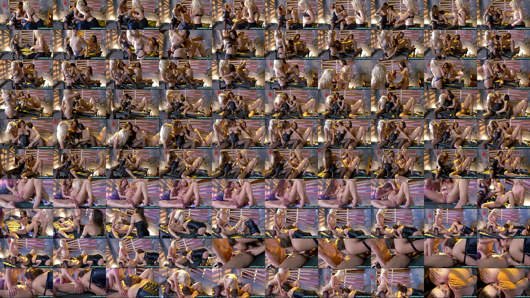 Punish Hard Sex With Used Of Sex Toys Between Lesbians (aubrey&amp;jenna&amp;nina) movie-11 预览图
