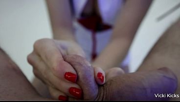 Download Video - Ballbusting - Is one ball smaller&quest; Let's make extreme pain and it will forever be greater&period;