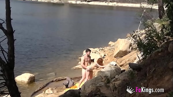 Cock Hunt&excl; Redhead Babe Hunts For Guys To Fuck In The Forest