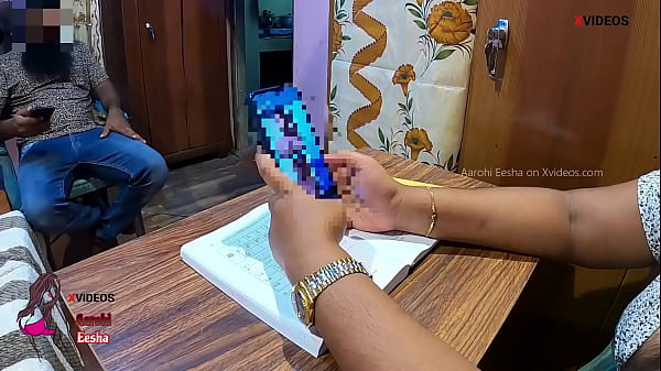 Indian Student fucked a Milf teacher on the table. Horny teacher facefucked by her student