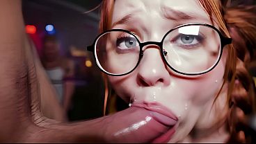 Teens came to a cosplay party to dance, but they were filled with tons of cum!!! (Ai generated)