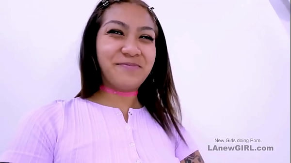 Fresh-faced Asian beauty gets fucked at a modeling audition