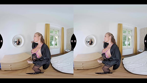LustReality Sexy Black Lingerie VR Porn