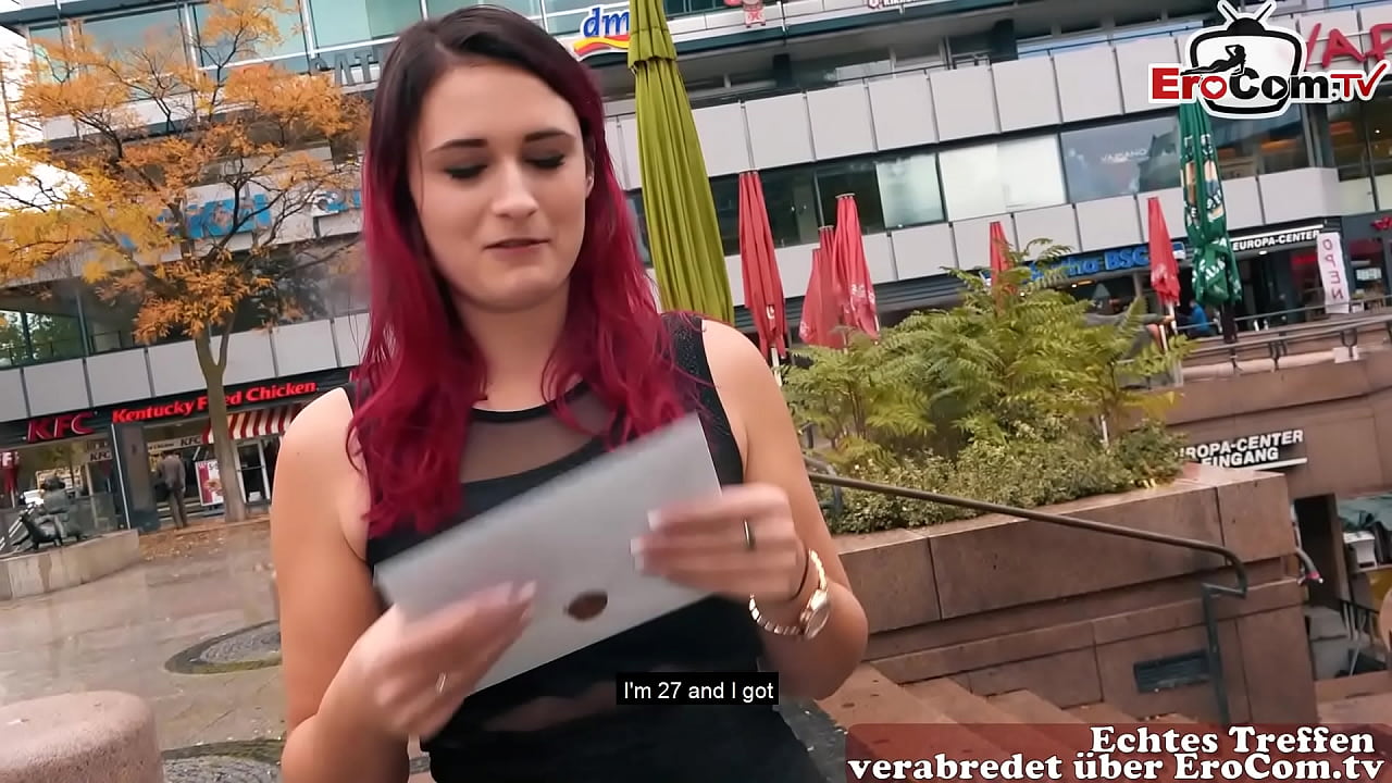 Puta joven pelirroja alemana conocida y follada mientras salían en la calle Berlín
                    teen real amateur redhead public street casting german flirt deutsch meet seduce dating picked up public pickup meet and fuck userdate deutschd eutsche german pickup muchos negros