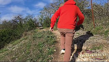 TABOO STEP-MOM: Outdoor Adventure with Stepson at Dordogne Cliffs (Risky BJ & Pussy Pounding)