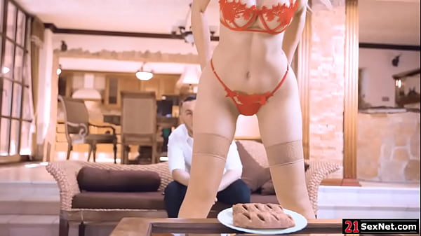 Guy anals then gapes big tits girlfriend