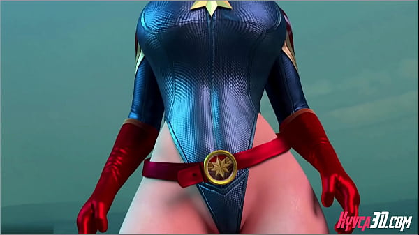 Captain Marvel vs Thanos - Hentai 3D