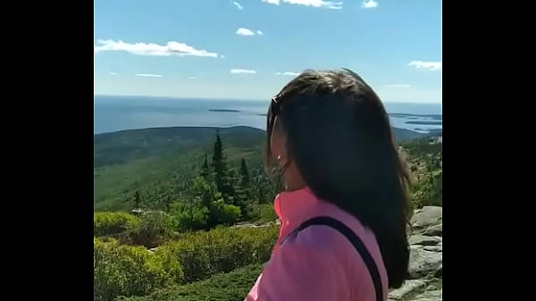 Candi Annie Loves Cadillac Moutain!