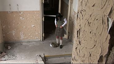 Renata Black used in an abandoned building