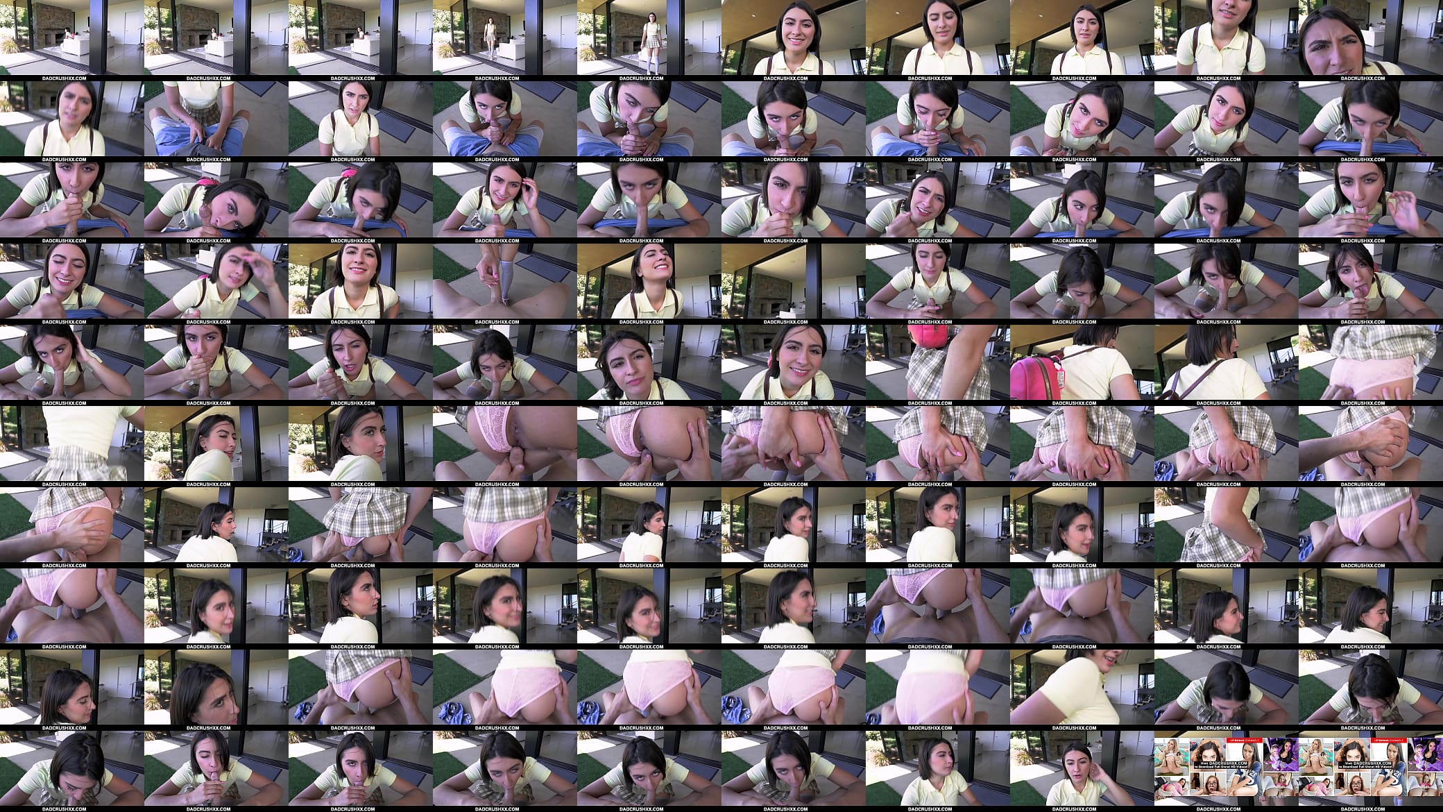 Cute Teen In Uniform Angeline Red Swallows Stepdads Huge Dick 预览图