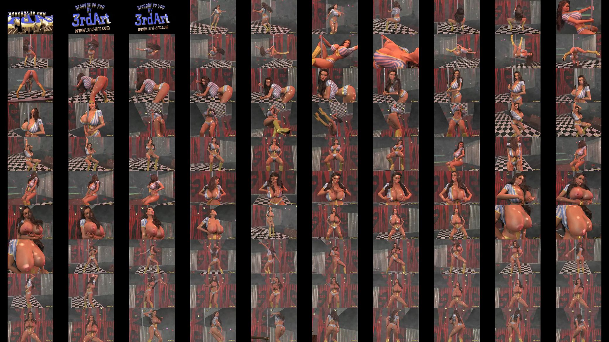 Dailymotion - 3rd-Art - Kelly&#039;s Poledance [Full] - a Sexy video 预览图